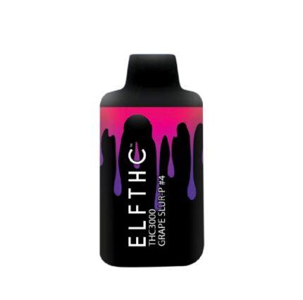Grape Slur-P #4 High Potency Blend Delta 8 + THC-P + THC-X 3g Disposable By ELF THC