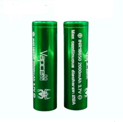Vapcell INR 18650 Battery 3.7V 28A 2000mAh 1pc